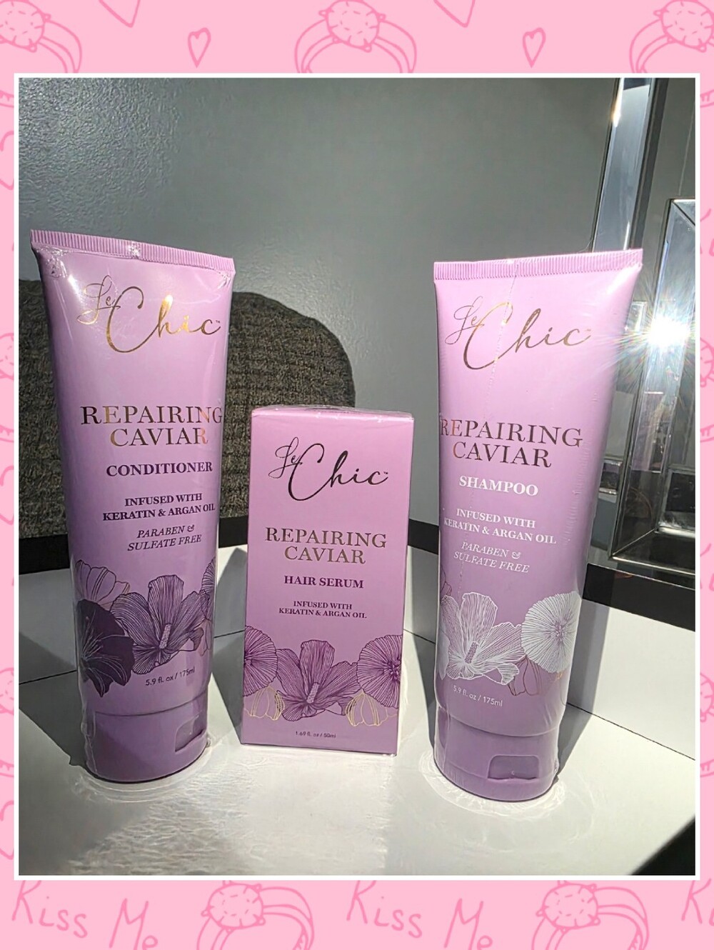 Le Chic Repairing Caviar Hair Care Set - Lavender